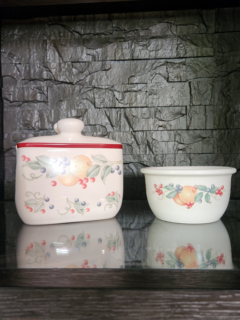 Corelle Abundance 7oz Bowl And Matching Napkin Holder